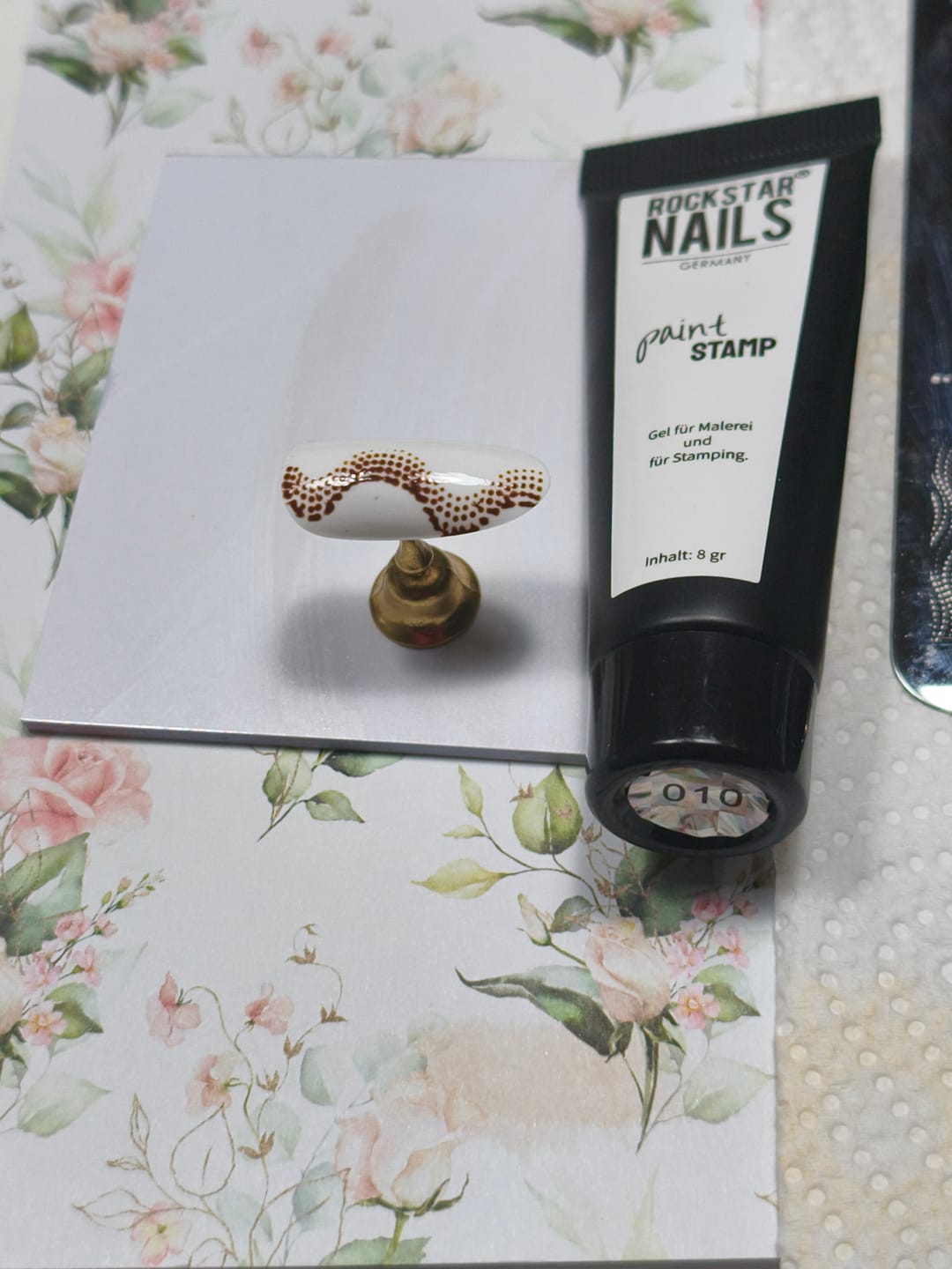 Customer photo review of Paint & Stamp Gel - Braun - Art. 92110