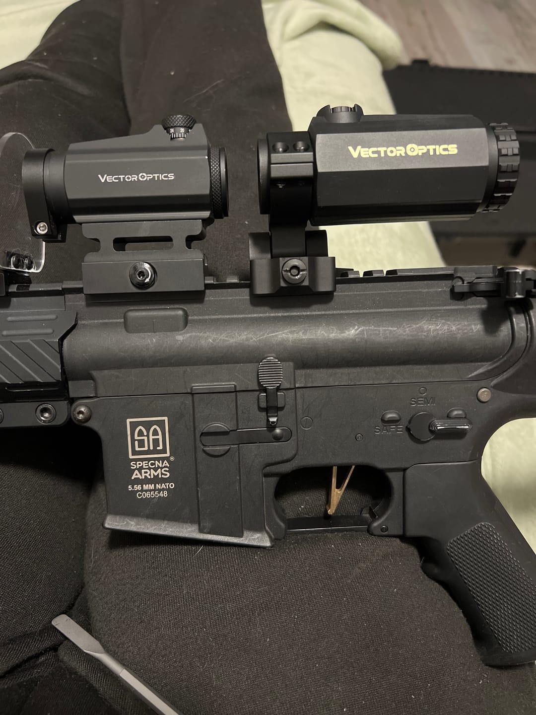 Customer photo review of Maverick-III 3x22 Magnifier MIL