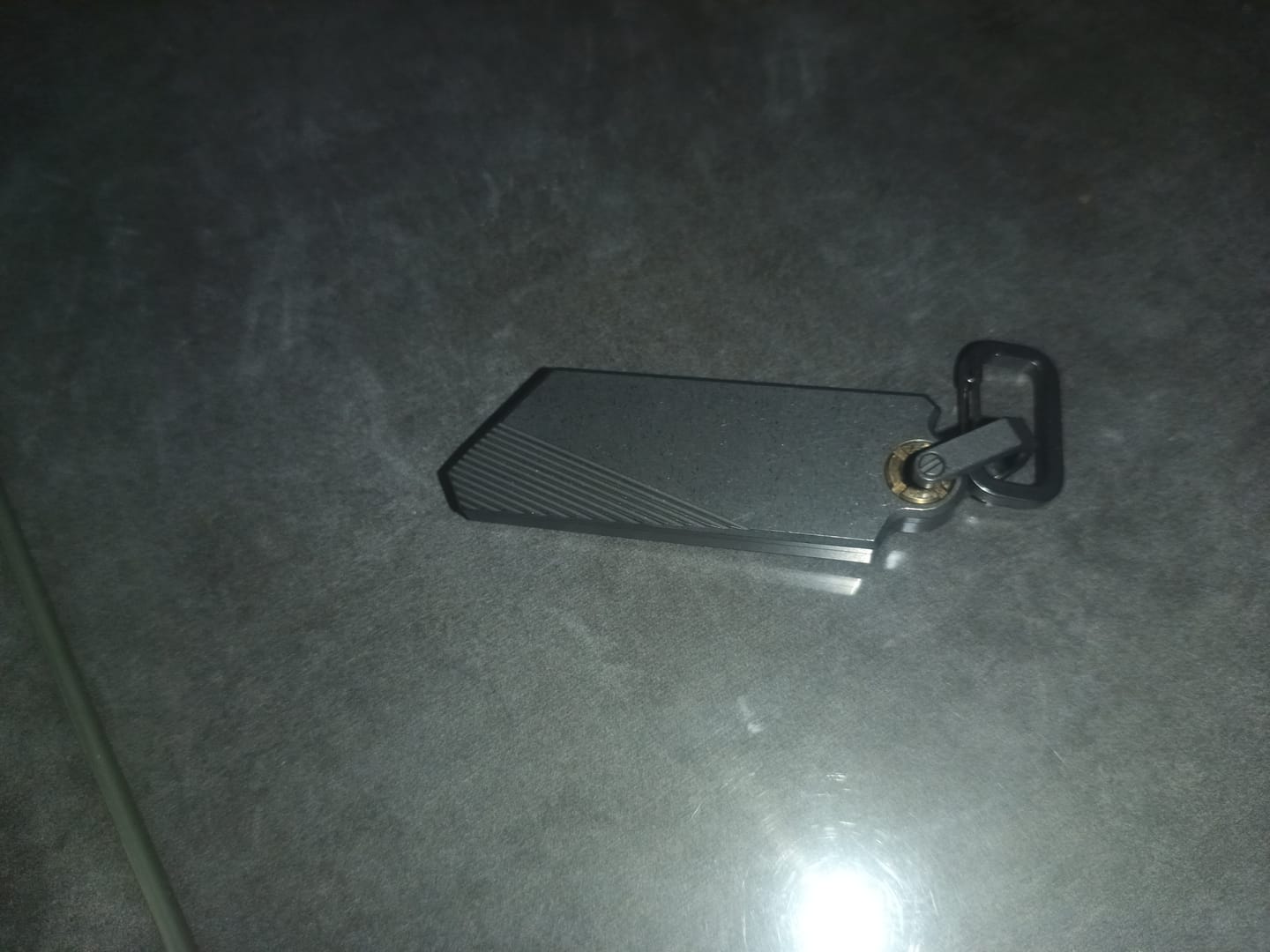 Customer photo review of G9 Utility Knife (Titanium/Brass)