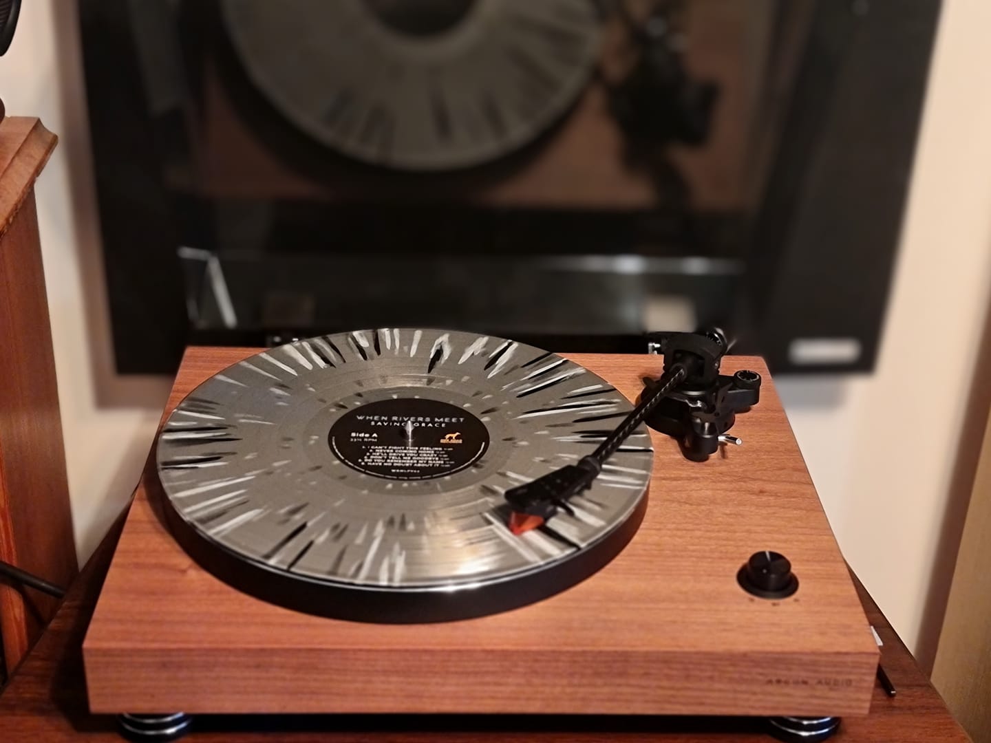Customer photo review of SAVING GRACE ~ SILVER SPLATTER VINYL 50% OFF