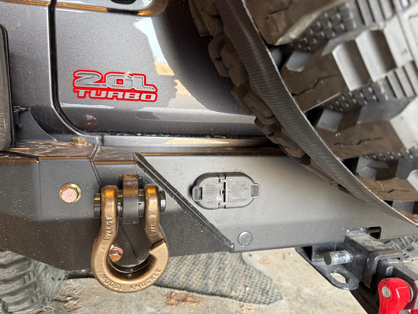 Customer photo review of Jeep "2.0L" Emblem - 5" - 392 Style