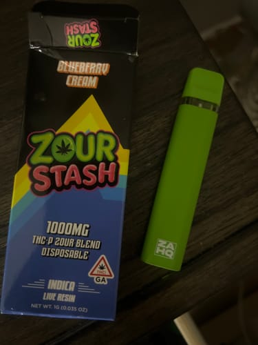 Customer photo review of THCP Blueberry Cream Vape