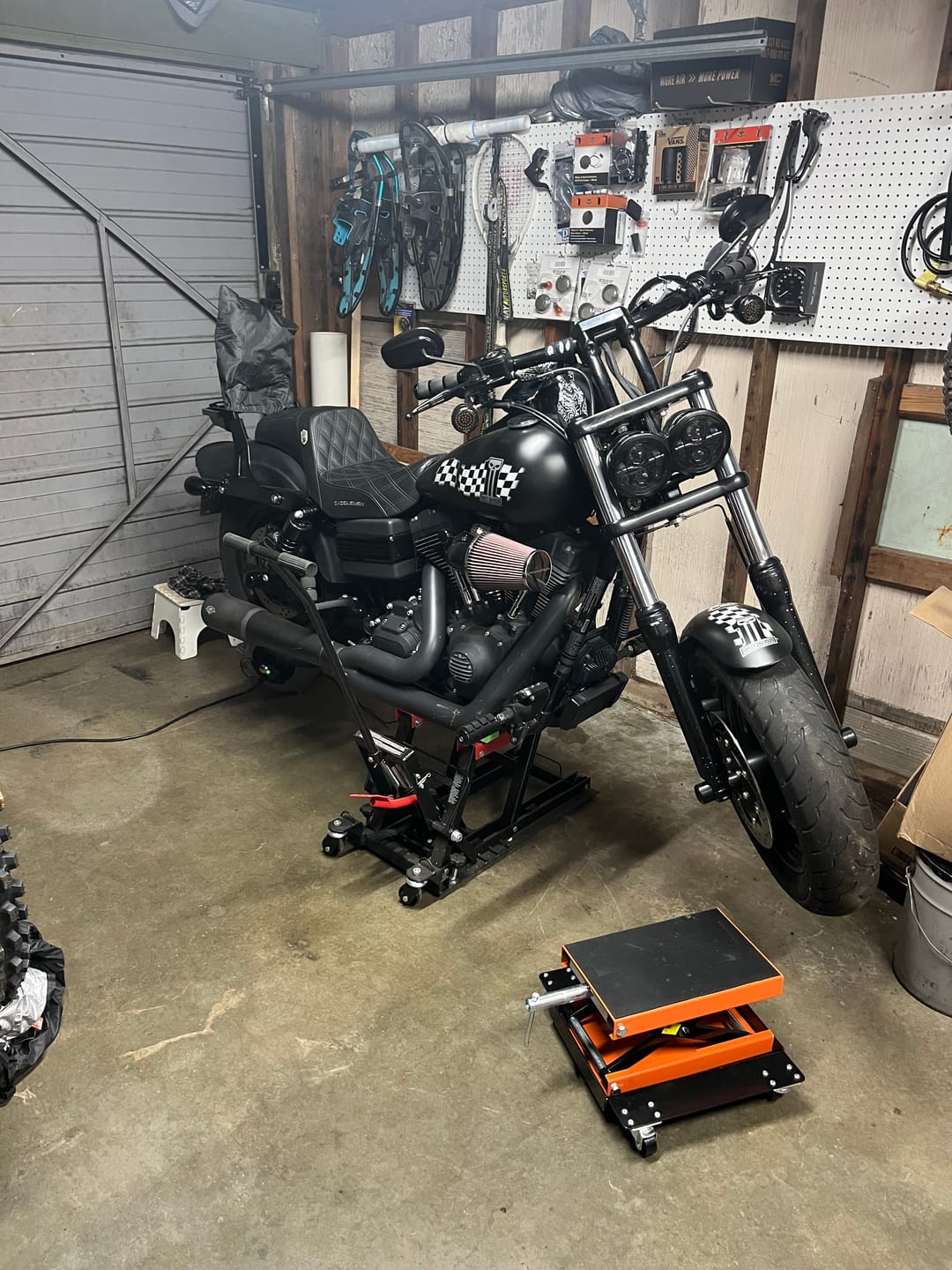 Customer photo review of 99-17 Dyna lift block adapters