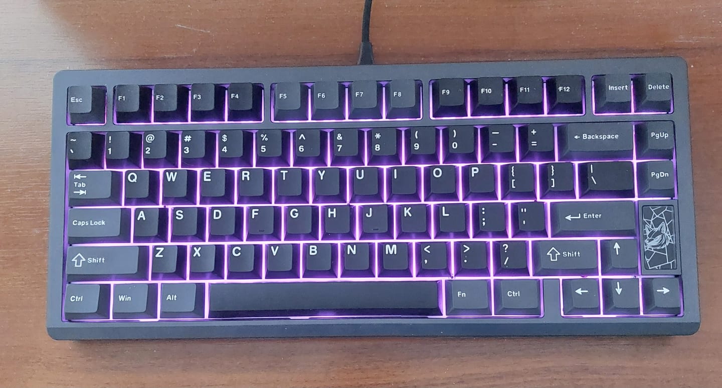 Customer photo review of Chilkey Slice75 HE Alüminyum Klavye (Manyetik Switch / HE)