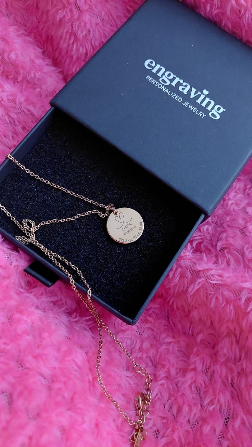 Customer photo review of Necklace: Newborn