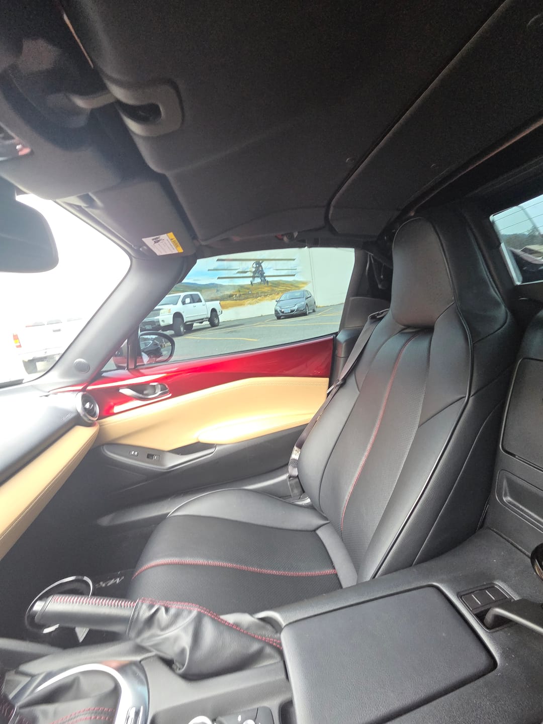 Customer photo review of 2016-25 Mazda Miata MX-5 Leather Seat Covers