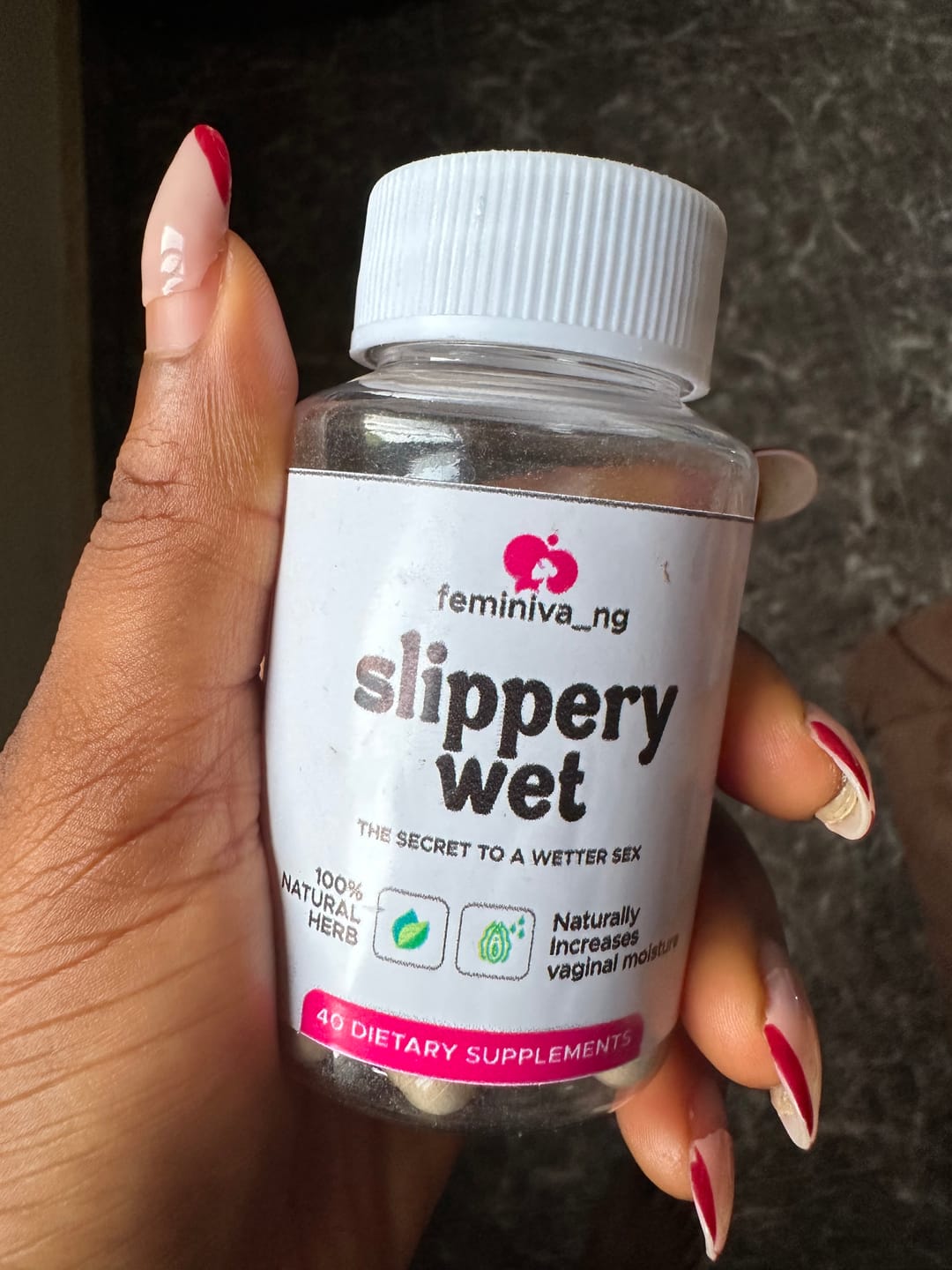 Customer photo review of SLIPPERY WET