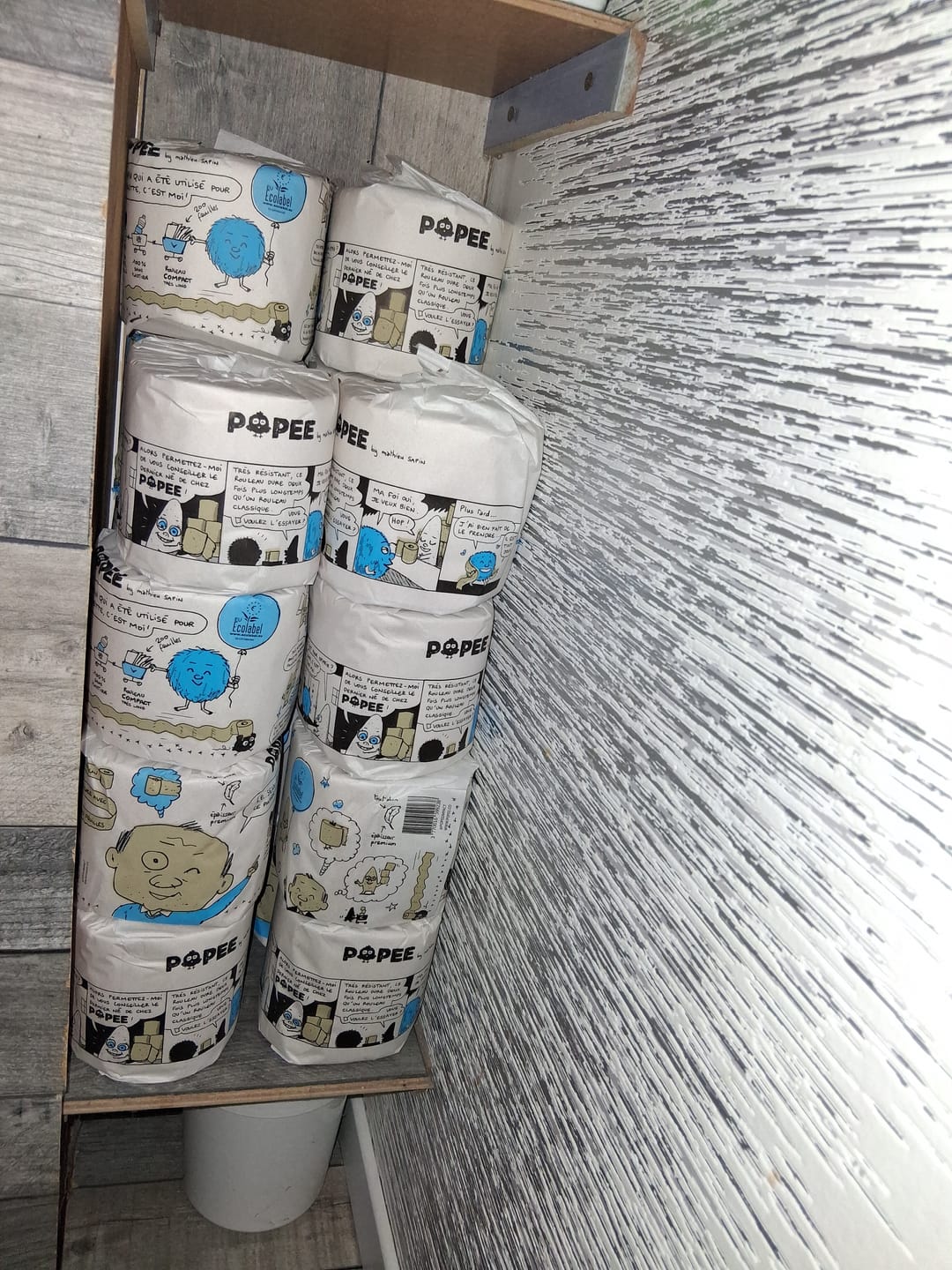 Customer photo review of PAPIER TOILETTE Zéro plastique - 48 rouleaux avec livraison offerte