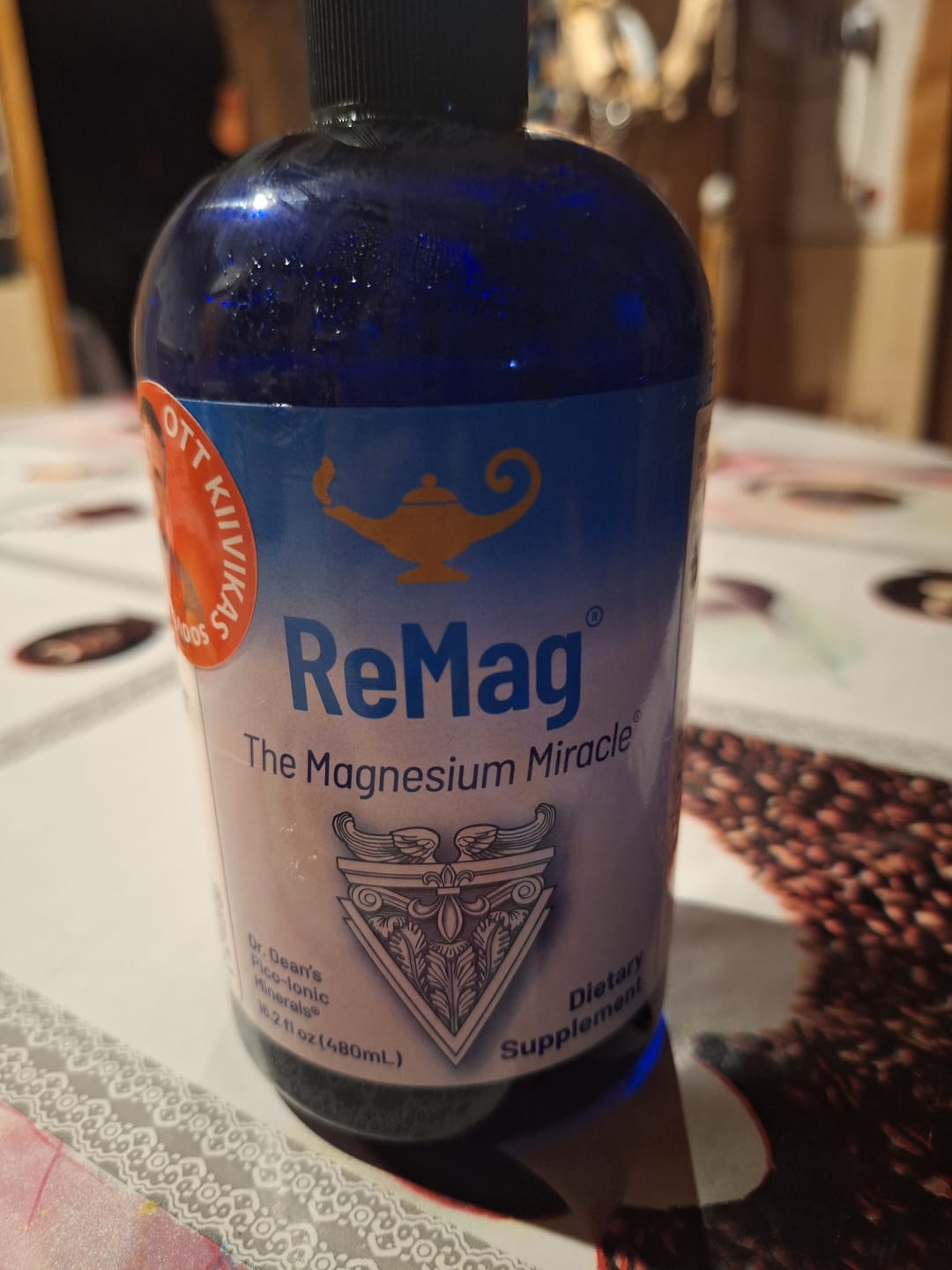 Customer photo review of ReMag® Liquid Magnesium, 480ml (toidulisand magneesiumiga)