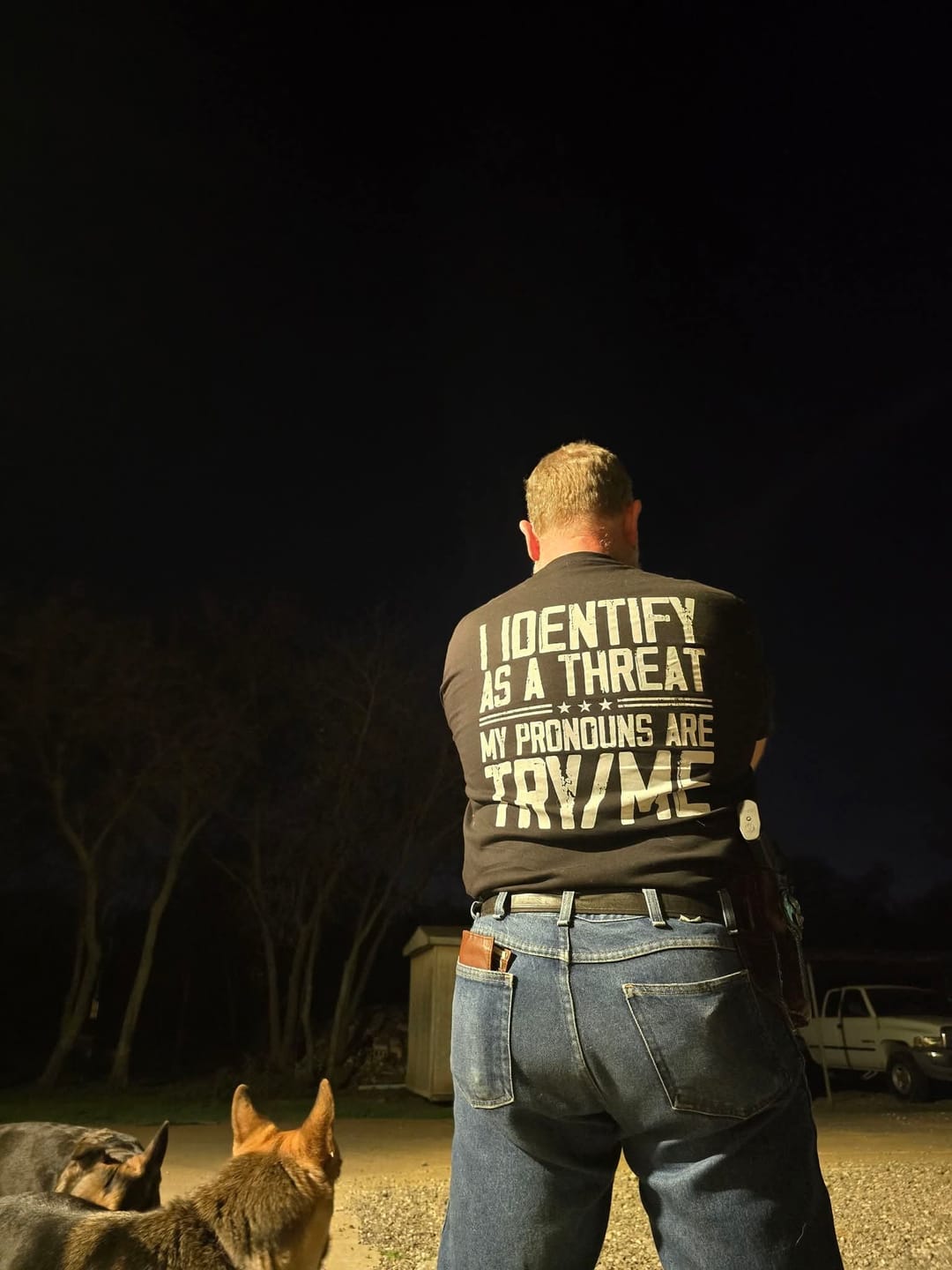 Customer photo review of I Identify As A Threat