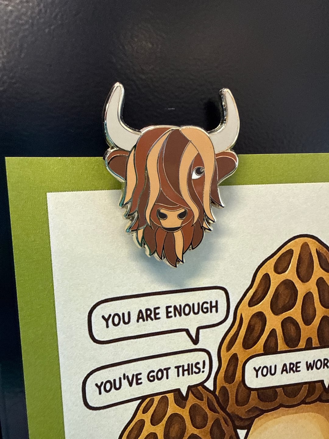 Customer photo review of Needle Minder - Highland Cow