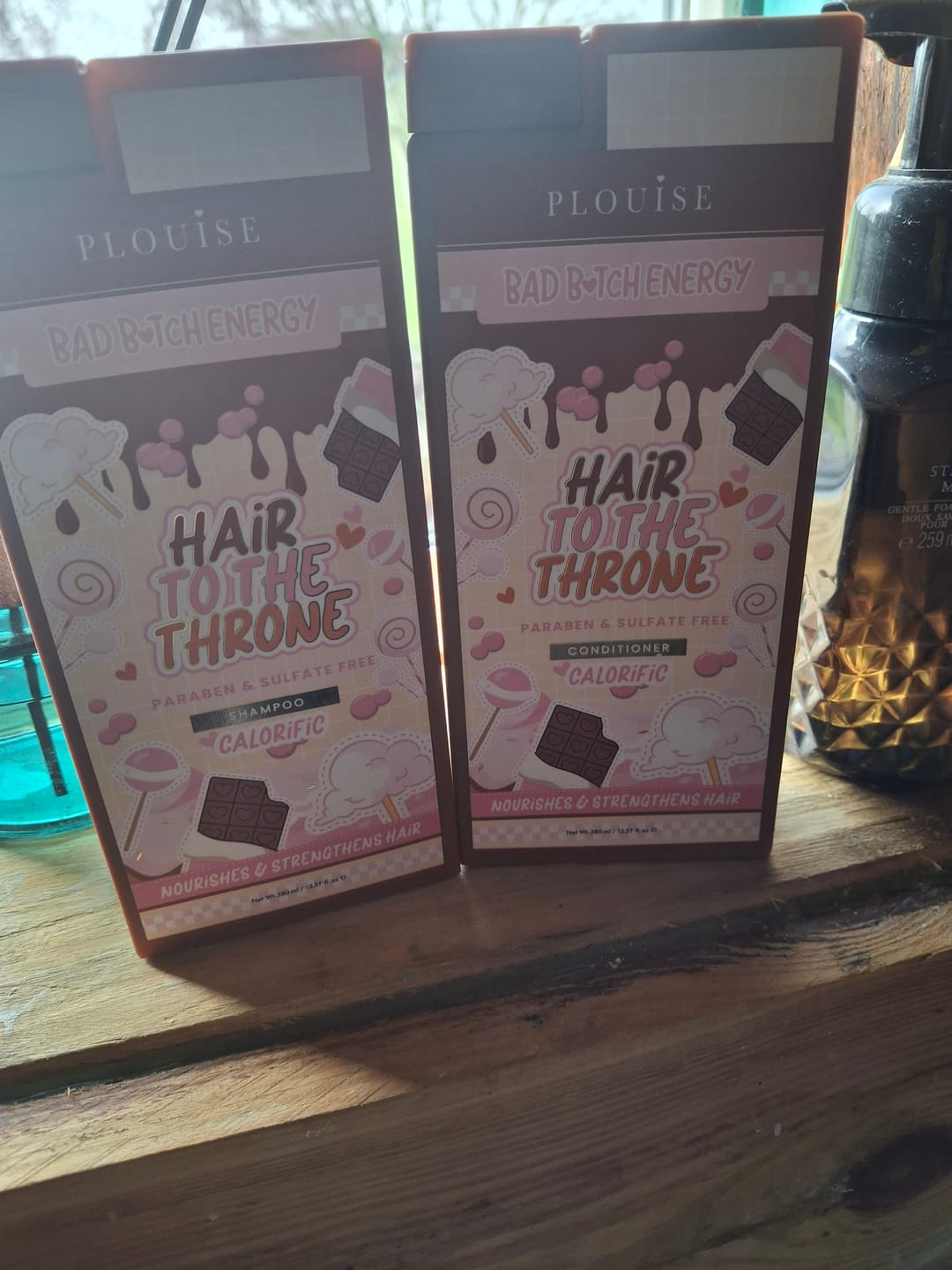 Customer photo review of Hair To The Throne Shampoo & Conditioner Bundle
