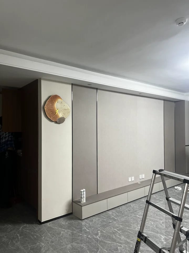 Customer photo review of LED Wandklok van Natuurlijk Hout – Modern Design met Zachte Sfeerverlichting | Restfield