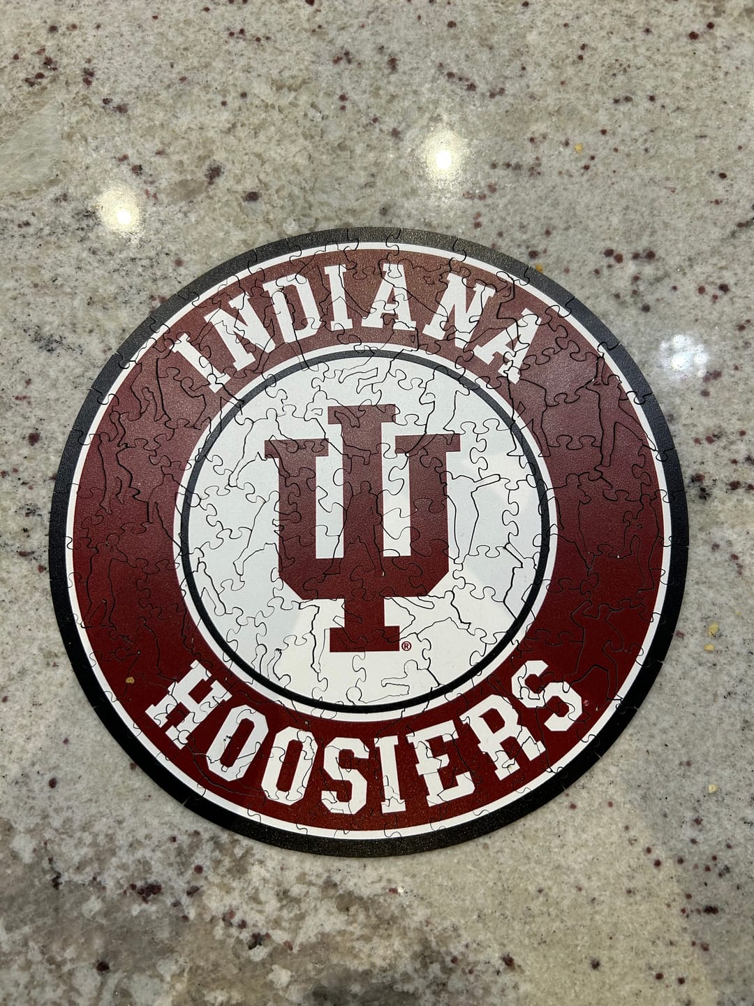 Customer photo review of Indiana University - Wooden Puzzle