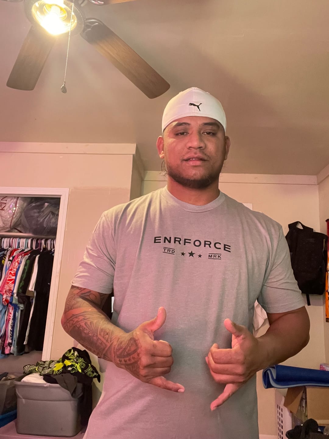 Customer photo review of Never Retreat Never Surrender - Tee