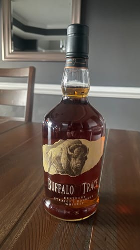 Customer photo review of Buffalo Trace Bourbon Whiskey Case Bundle (12 Bottles) (750ml)