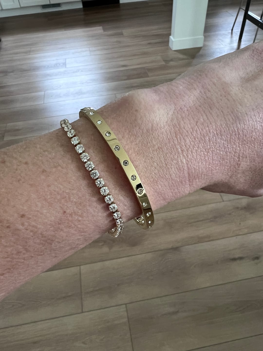 Customer photo review of Eternity Bangle Slim