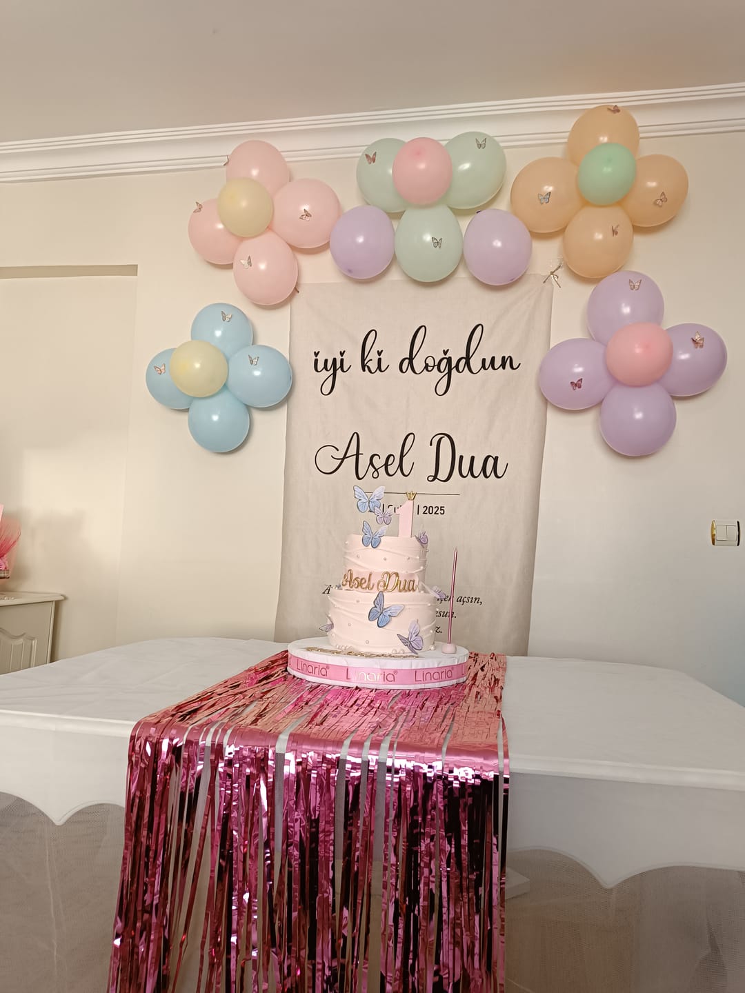 Customer photo review of Kişiselleştirilebilir Doğum Günü Örtüsü (#8)