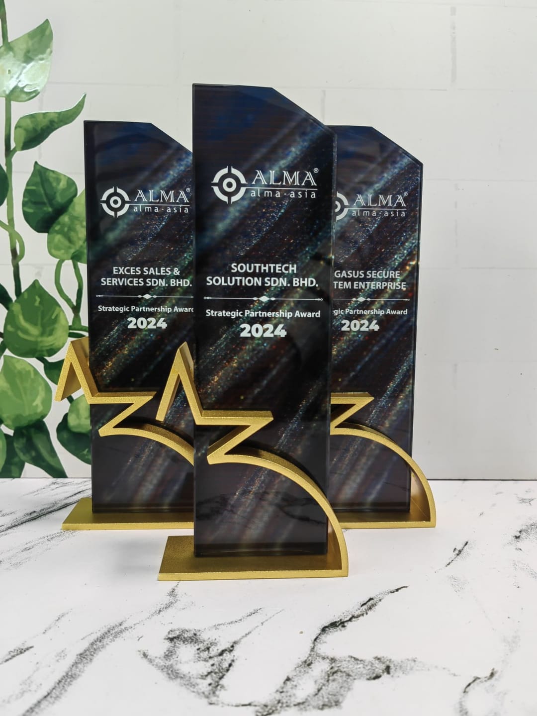 Customer photo review of Design K Crystal Trophy