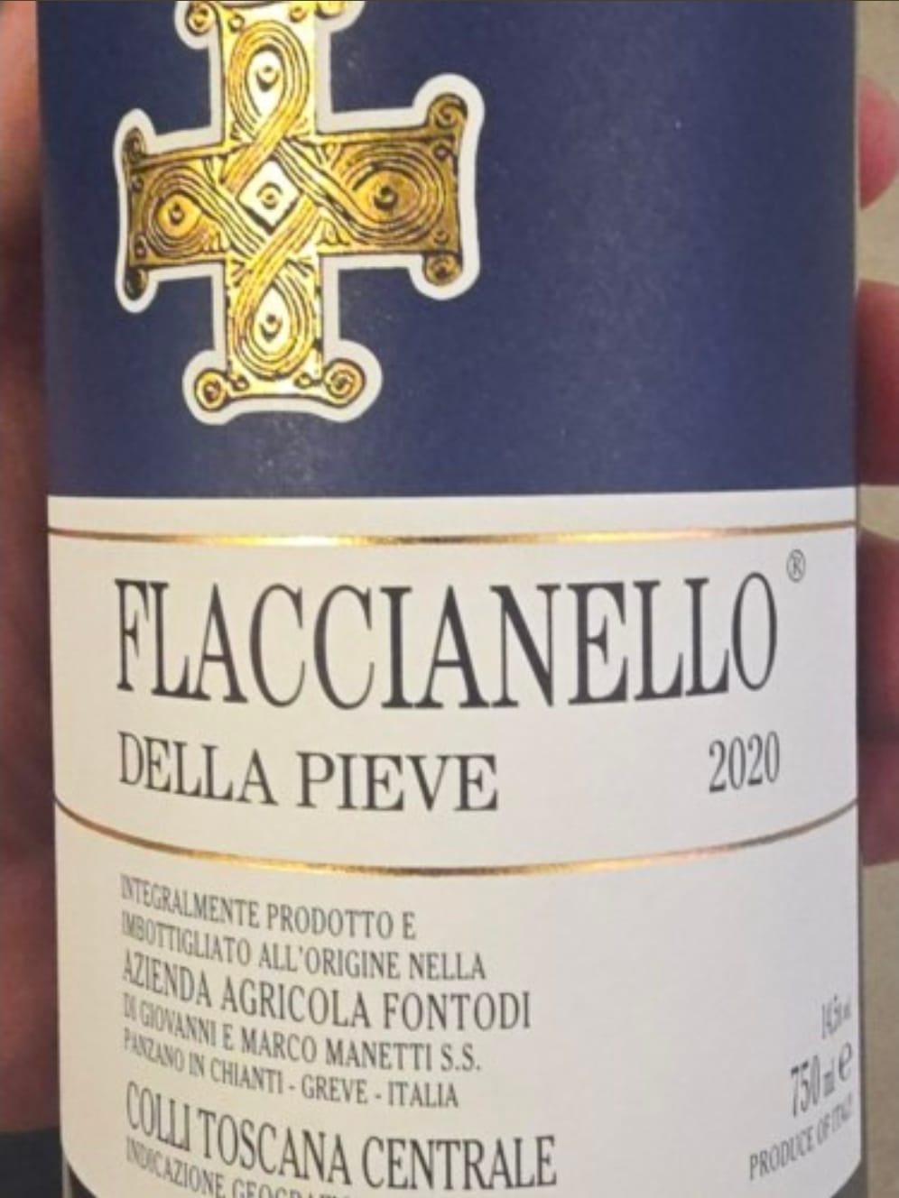 Customer photo review of Fontodi Flaccianello della Pieve 2020