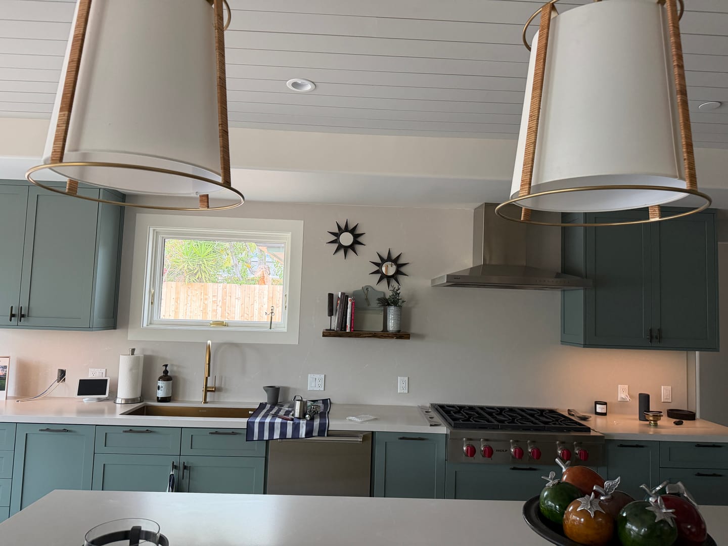 Customer photo review of Live Edge Walnut Floating Shelves