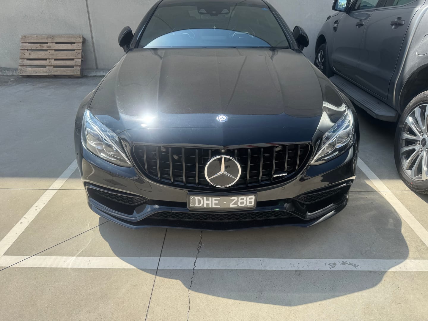 Customer photo review of Front Grille Fit For Mercedes Benz【W205/S205/C205/A205】【C63 AMG】15-18【C63 GT BK】