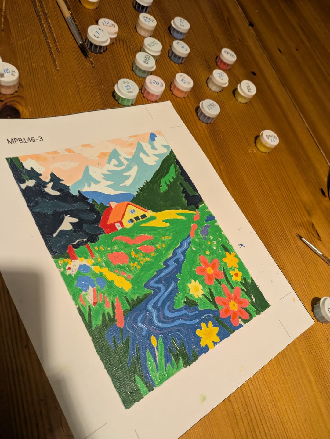 Customer photo review of 6 Mini Paintings - Colorful Landscapes Set
