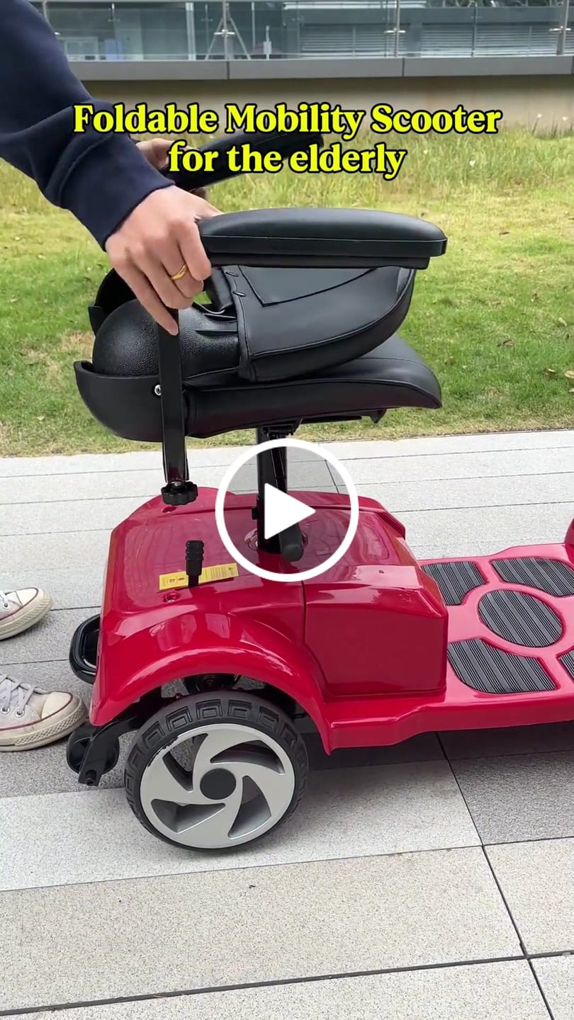 Customer video review of 4 Wheel Electric Mobility Scooter With 20 Miles Range & 330lb Capacity