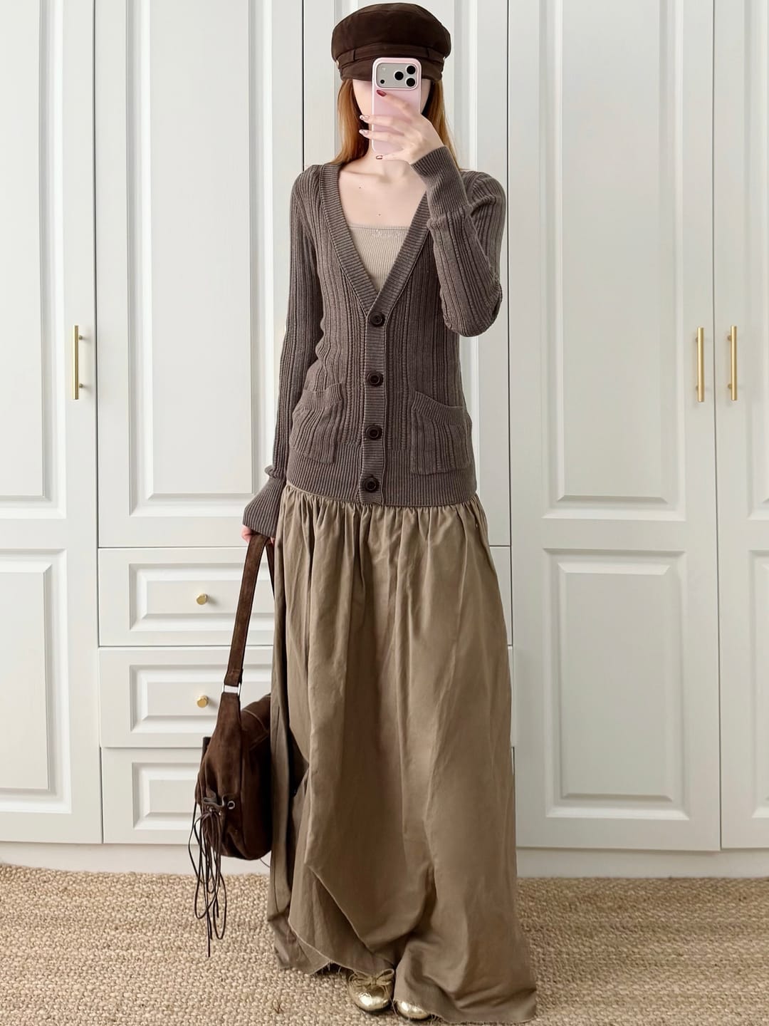 Customer photo review of IAMXIAA Draped Waist Maxi Skirt
