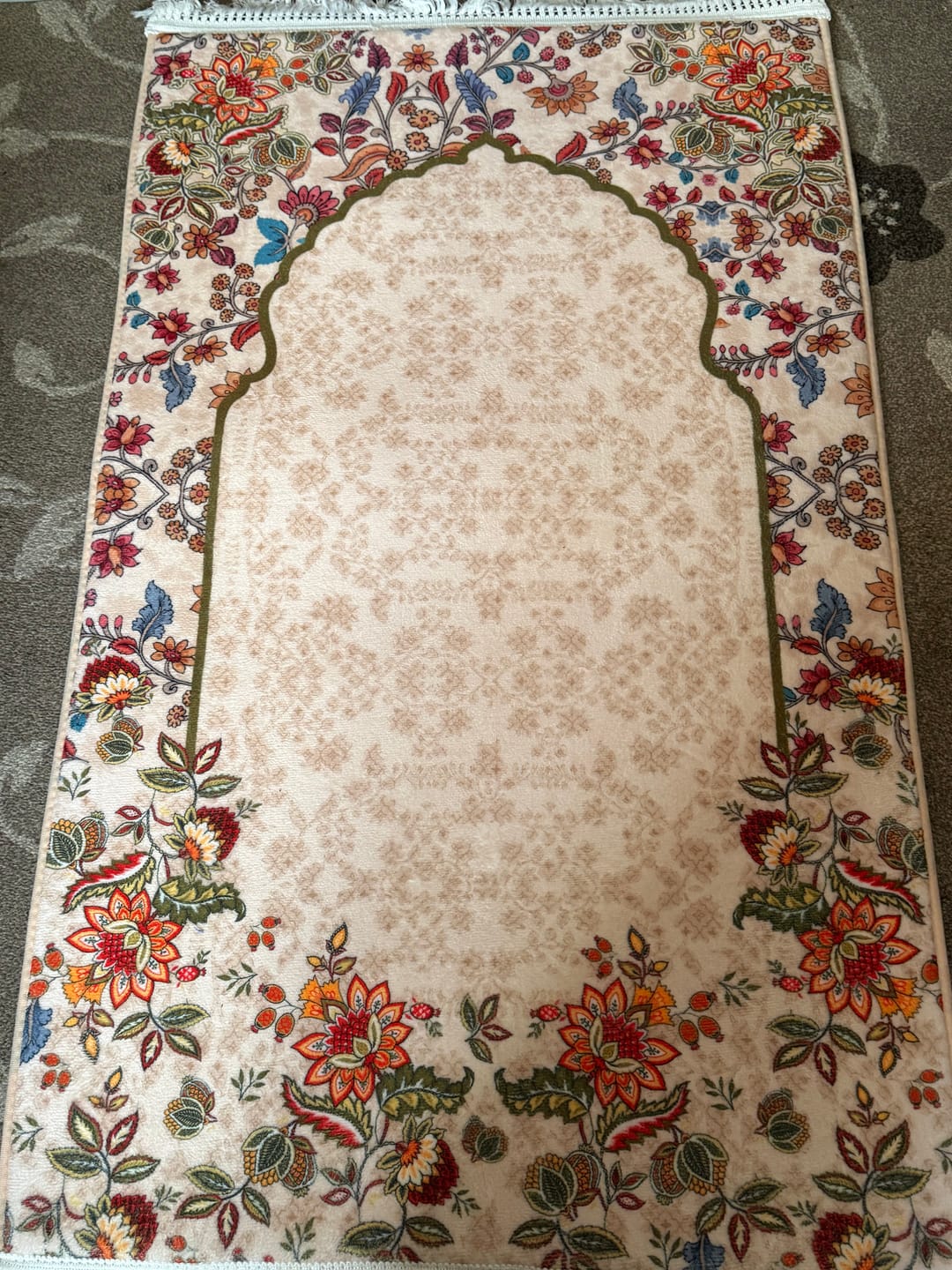 Customer photo review of Barakah Padded Prayer Mat