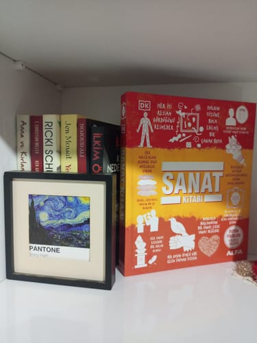 Customer photo review of Van Gogh Starry Night Tablo Çanta