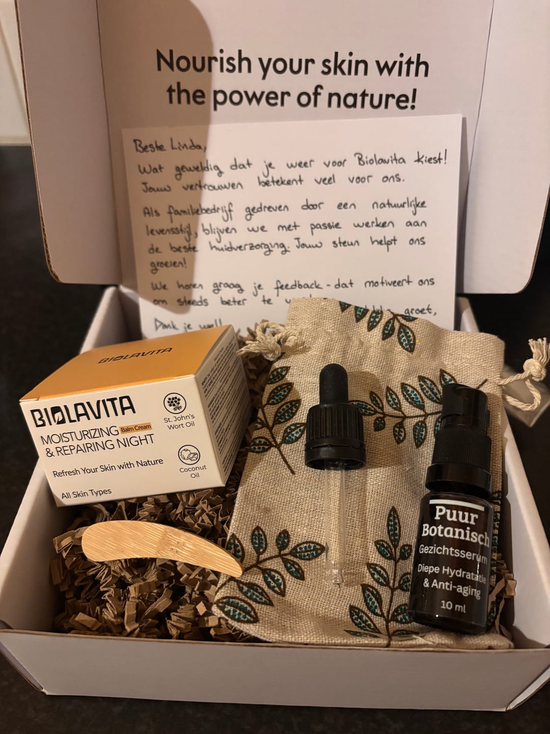 Customer photo review of Puur Botanisch Gezichtsserum