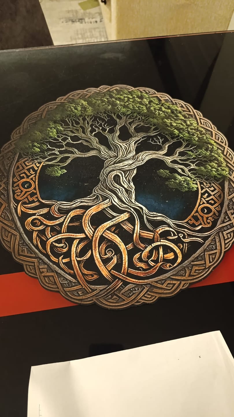Customer photo review of Celtic Ağacı - Ahşap Puzzle