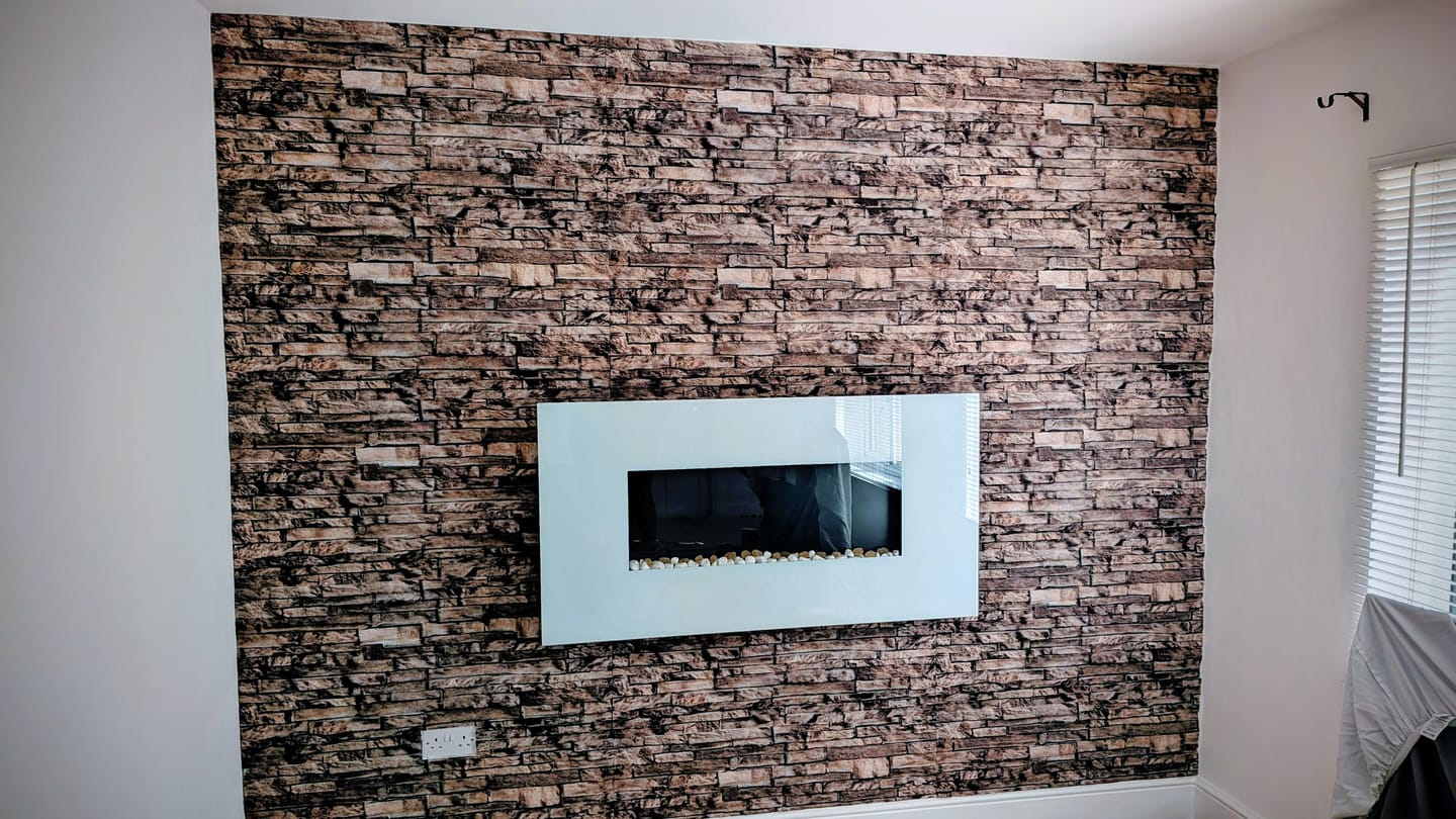 Customer photo review of OYTAS-105 | Mixed Brown | Slate Effect
