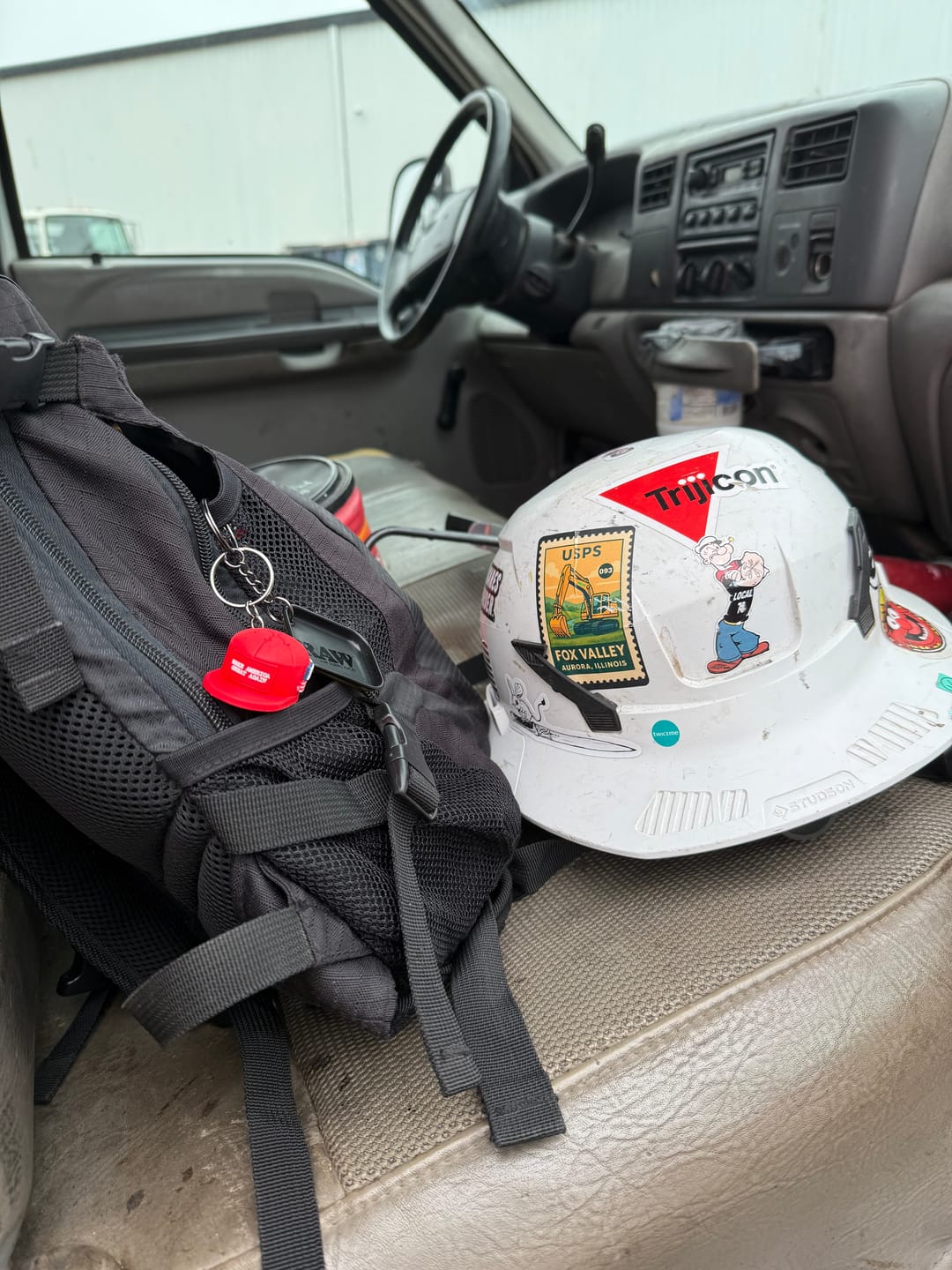 Customer photo review of MAGA Hat Keychain (Limited Edition)