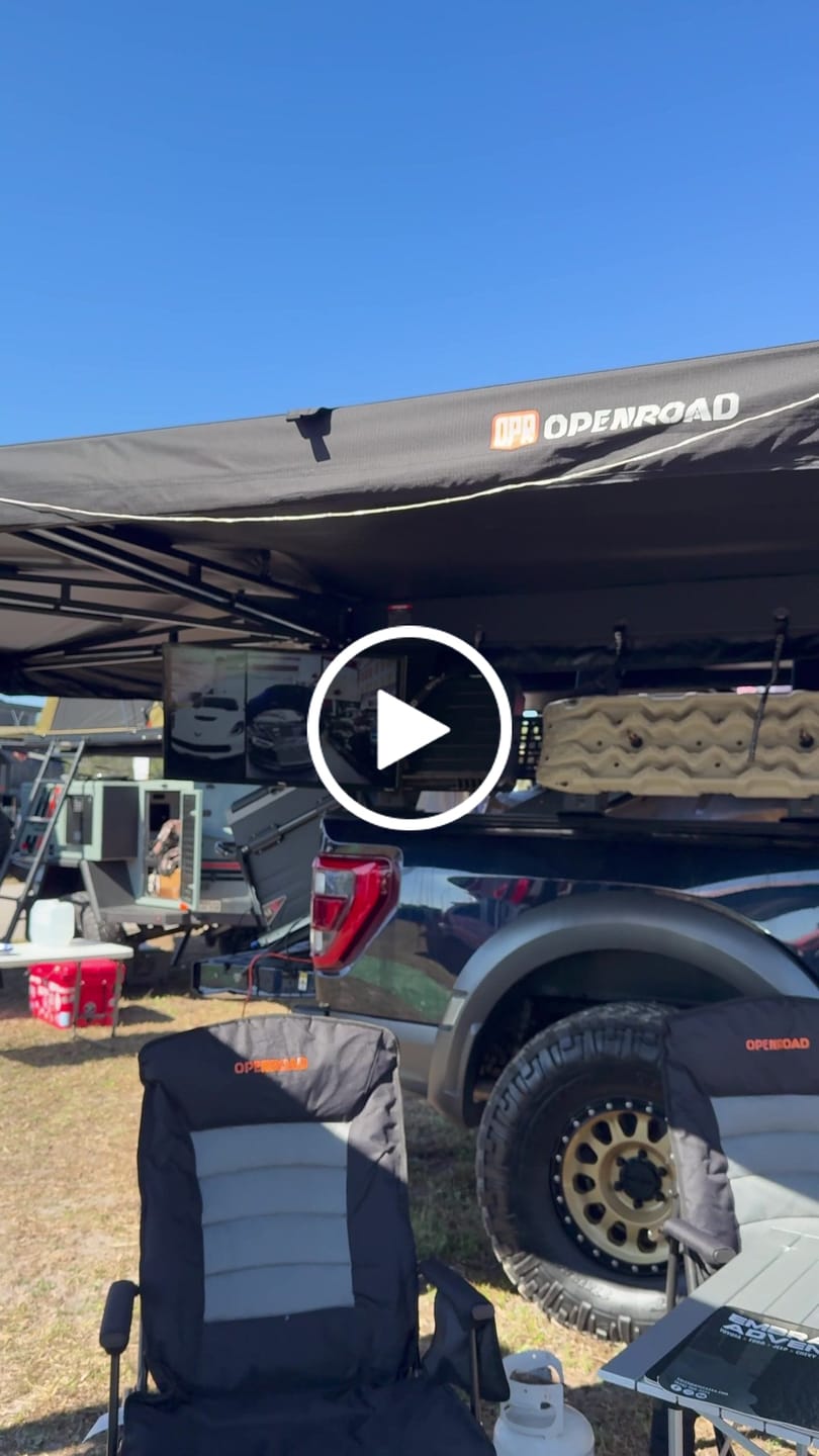 Customer video review of OPENROAD 270 Degree Awning XL