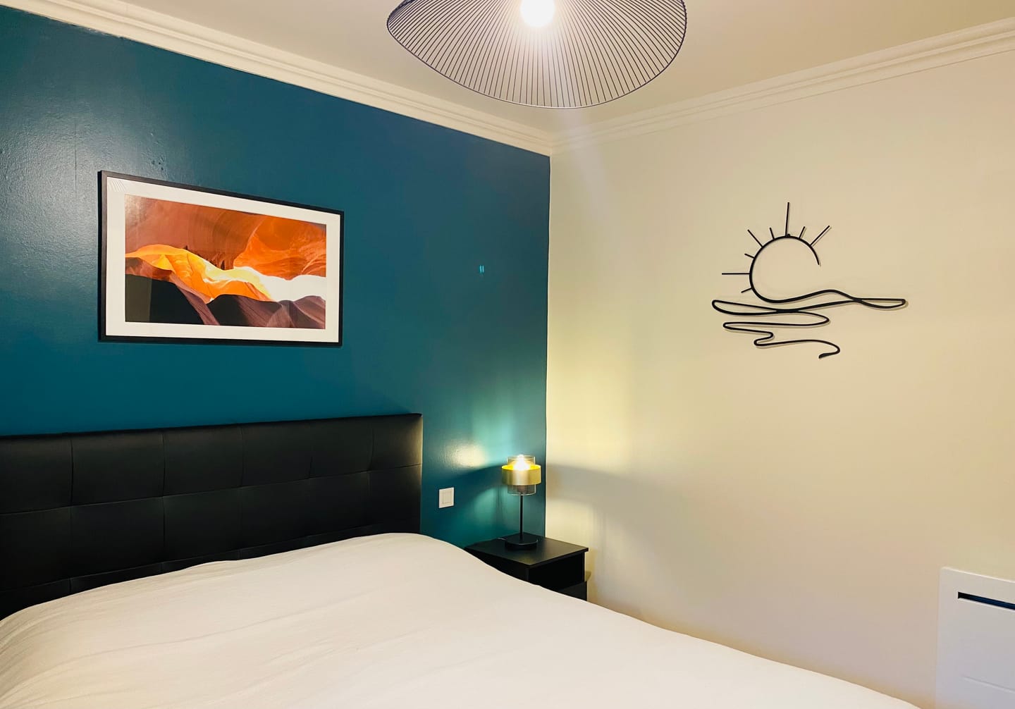 Customer photo review of Décoration Murale en Métal - Soleil (SUN.03)
