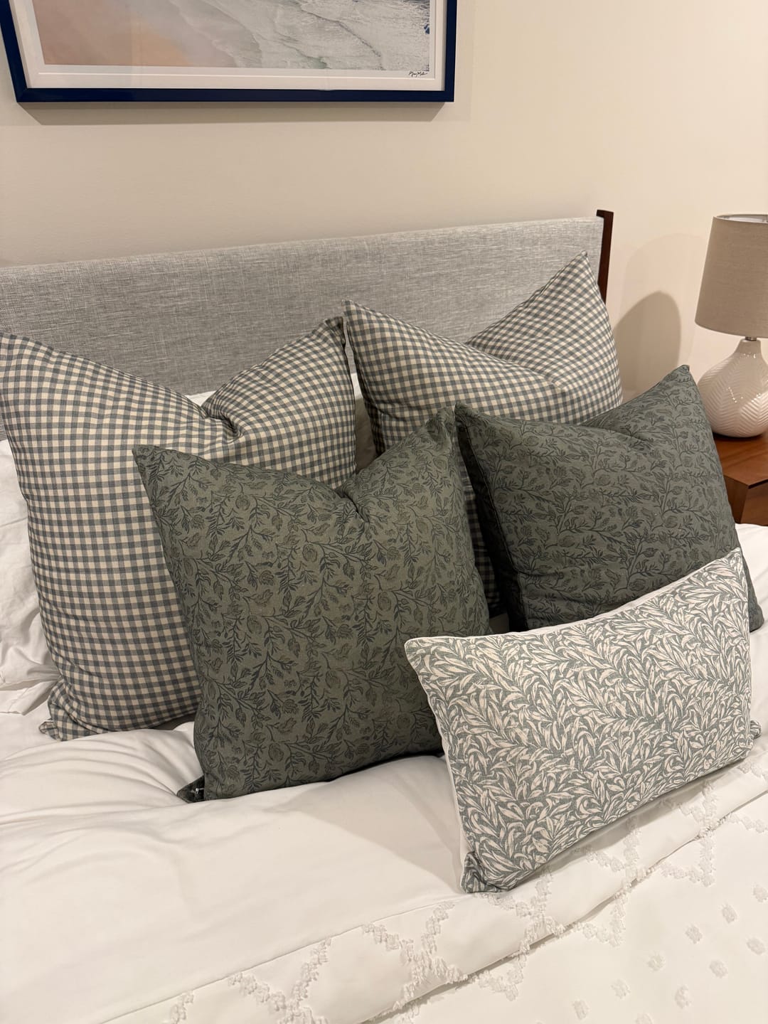 Customer photo review of Faye in Blue - 18" | 20" | 22" | 26"