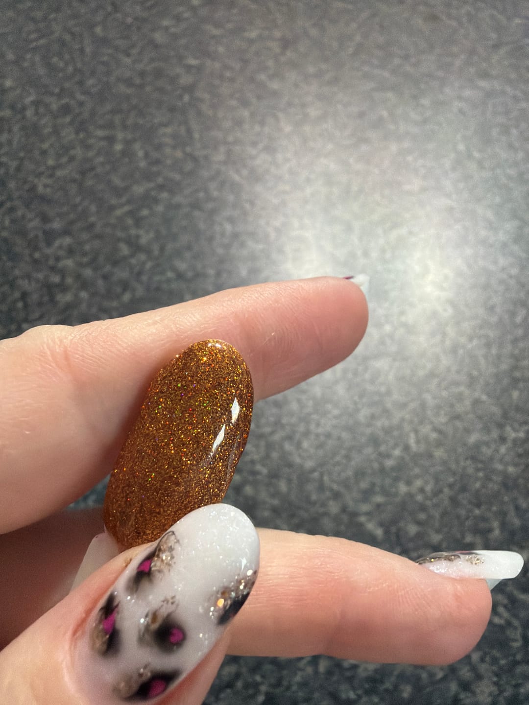 Customer photo review of Semilac 956 Vintage Gold UV Gel Polish