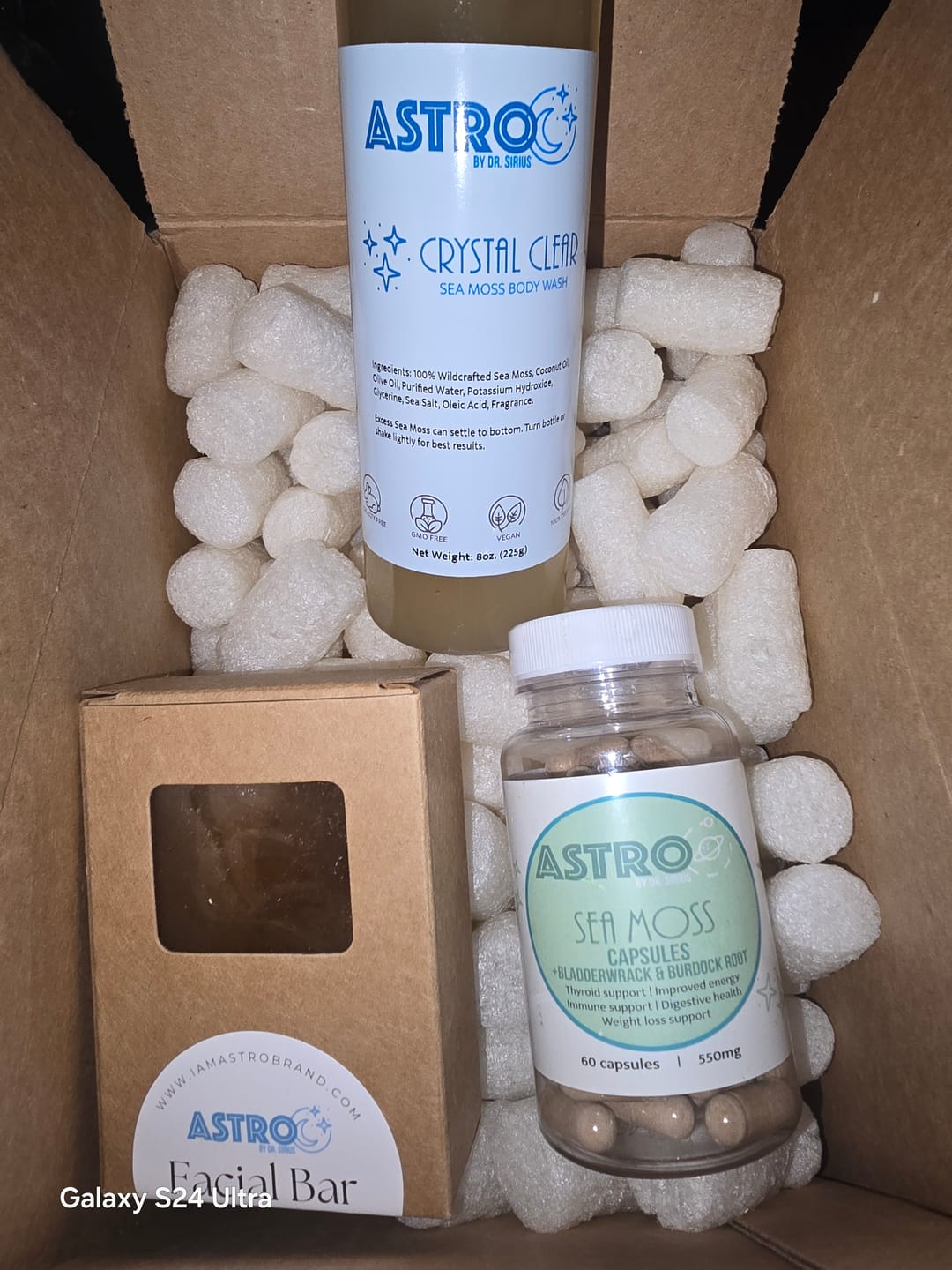 Customer photo review of Astro Brand Sea Moss Capsules