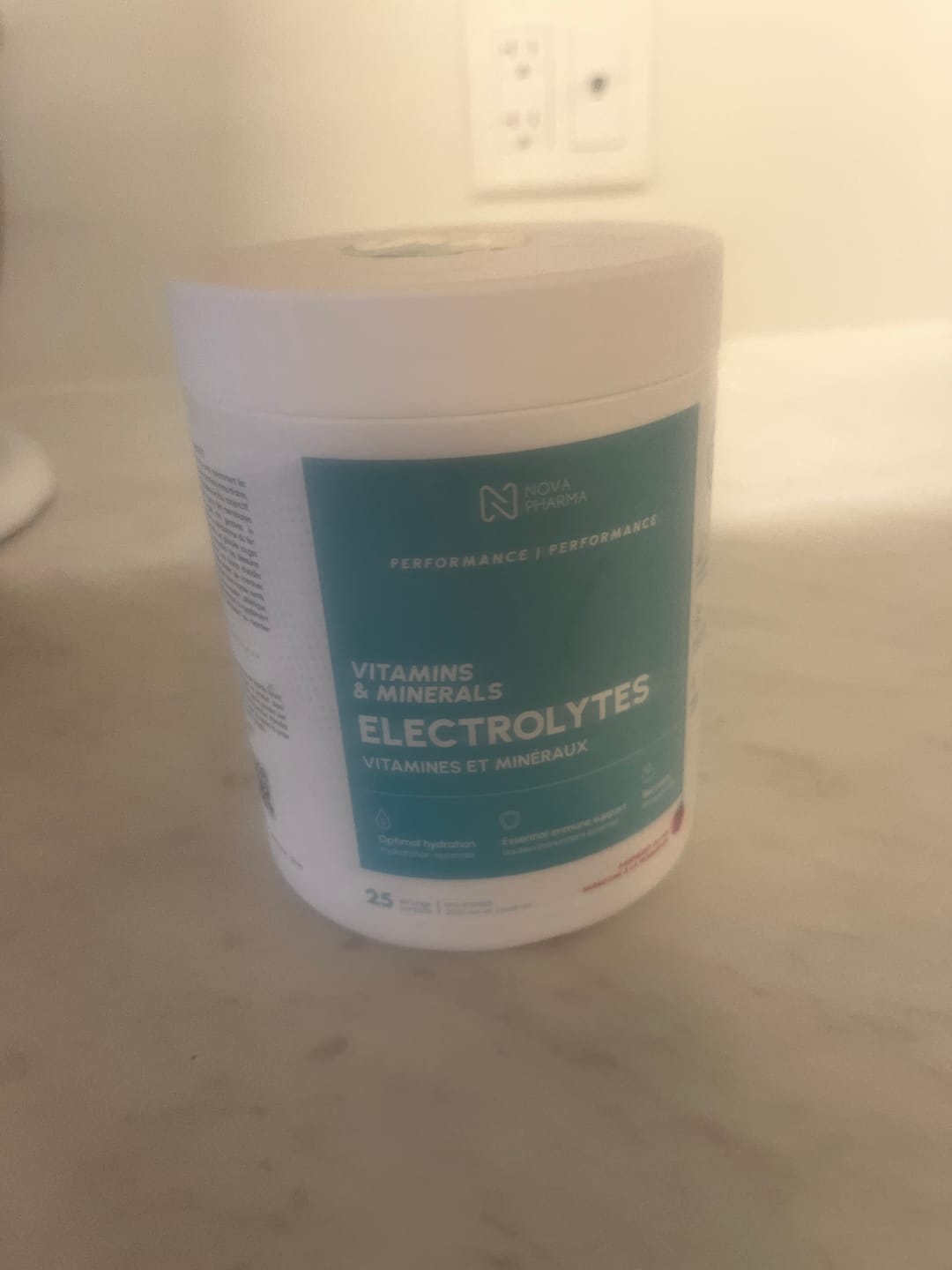 Customer photo review of Nova Pharma - Électrolytes - 250g