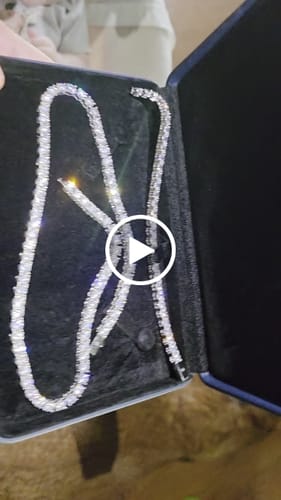 Customer video review of 5MM Tennis Chain and Bracelet Bundle 14K Gold