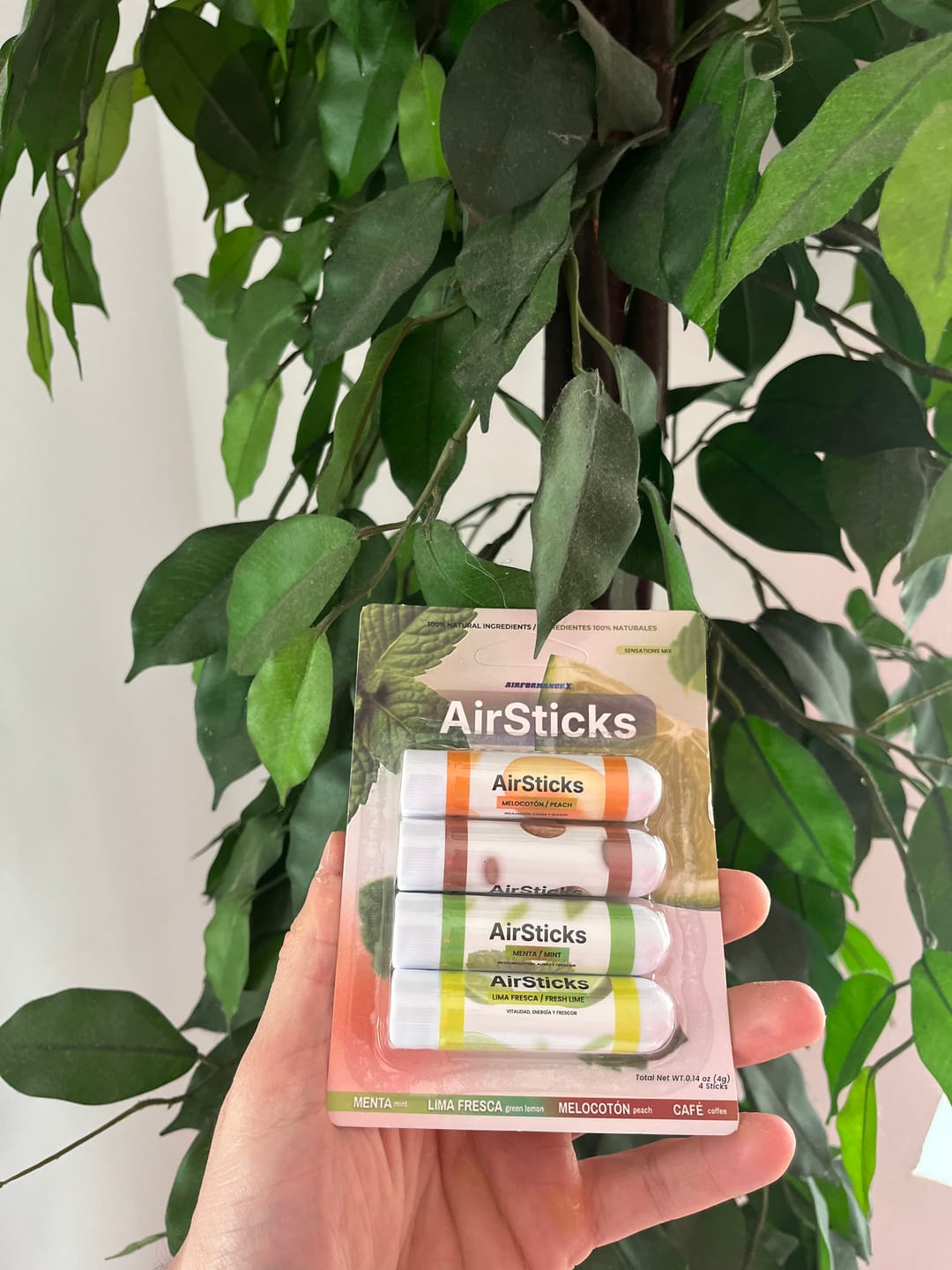 Customer photo review of AirSticks® Inhaladores Nasales Pack Sensations (4u)