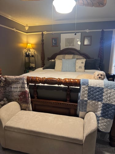 Customer photo review of MarshMellow Comforter