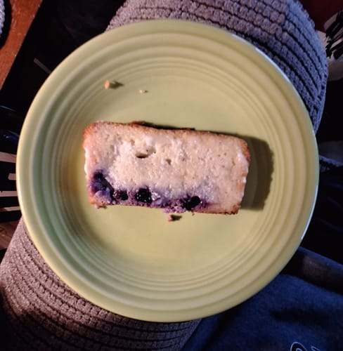 Customer photo review of No Sugar Added Low Carb Diabetic Friendly Keto Pound Cake Loaf