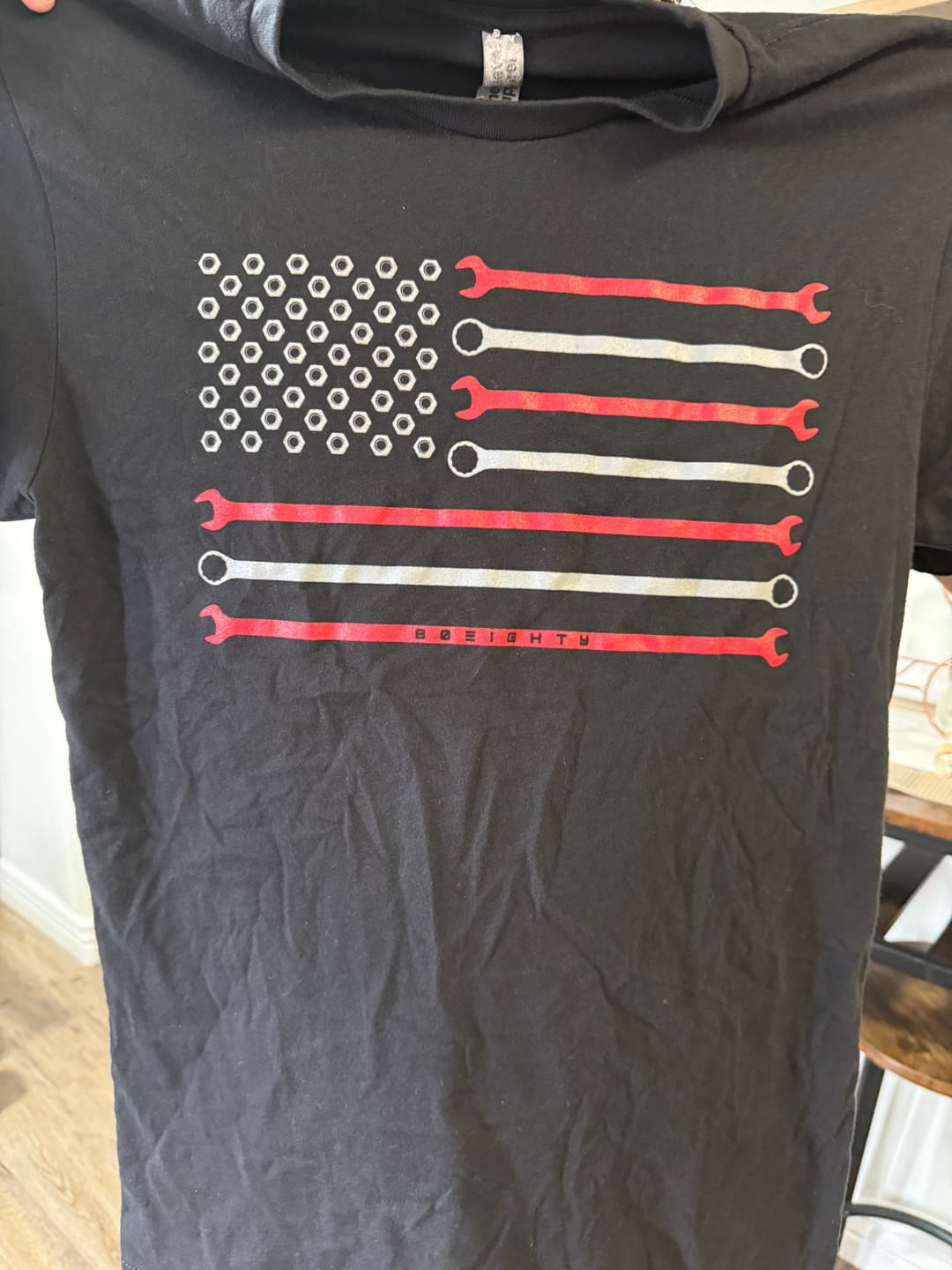 Customer photo review of 80Eighty® Wrench Flag Shirt
