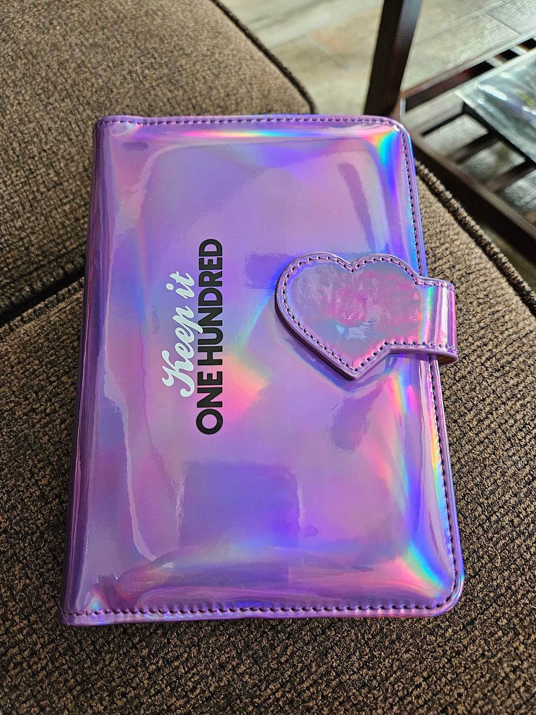 Customer photo review of 100 Envelope Binder - Purple