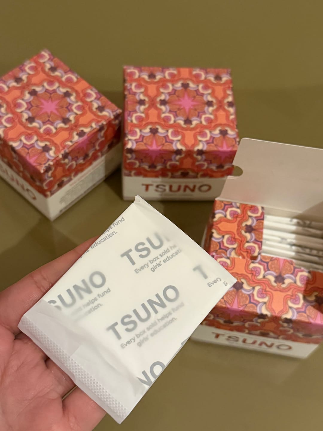 Customer photo review of TSUNO Panty Liners