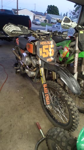 Customer photo review of Acerbis 04-17 Honda CR/ CRF250/ 450/ CRF250X/450X Front Fender - Black