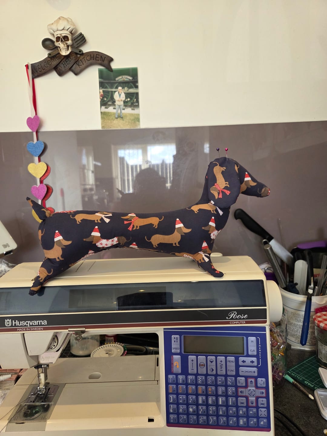 Customer photo review of Winter Dogs Polycotton Fabric